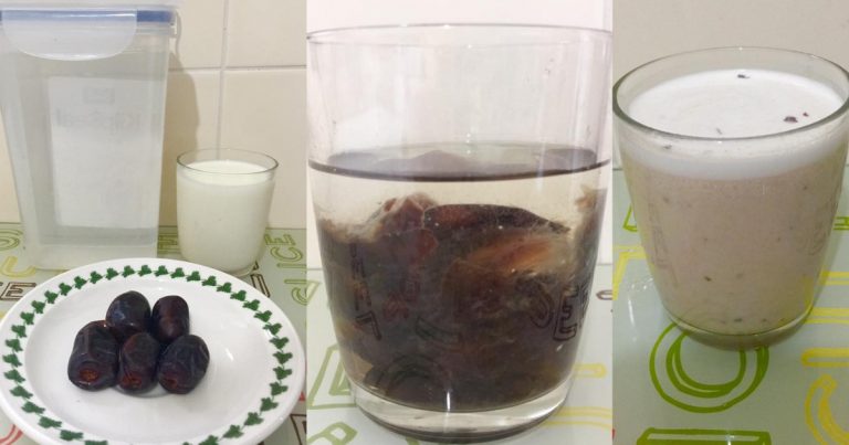 Tahan Puasa 19 Jam Tanpa Rasa Lapar Dan Tak Makan Nasi, Rahsianya Minum Susu Kurma Homemade