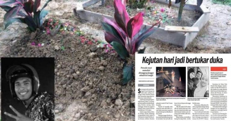 Pilunya Hati Seorang Ibu, Hanya Dapat Lihat Pengebumian Anak Melalui Panggilan Video