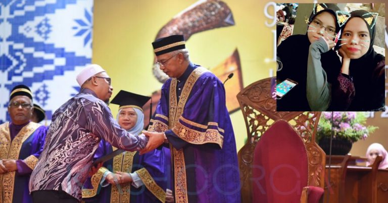 “Nampak Kuat Tapi Rupanya Menangis Sepanjang Perjalanan…” – Bapa Sebak Ganti Anak Terima Skrol Di Pentas Konvo