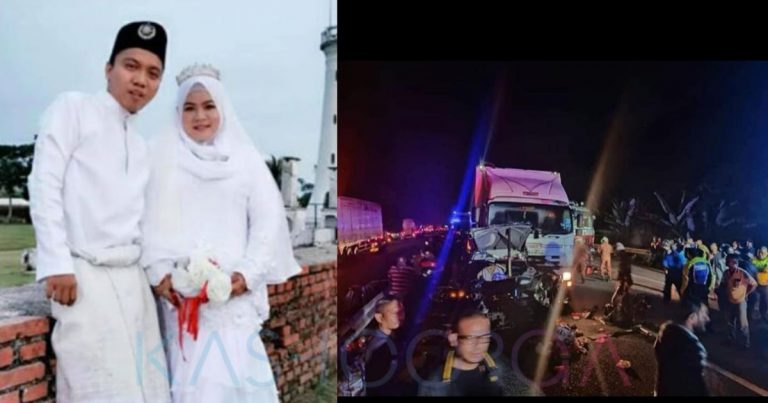Sempat 3 Hari Bergelar Isteri & Inai Masih Merah Dijari, Pengantin Baru Ini Dijemput Illahi Dalam Kemalangan