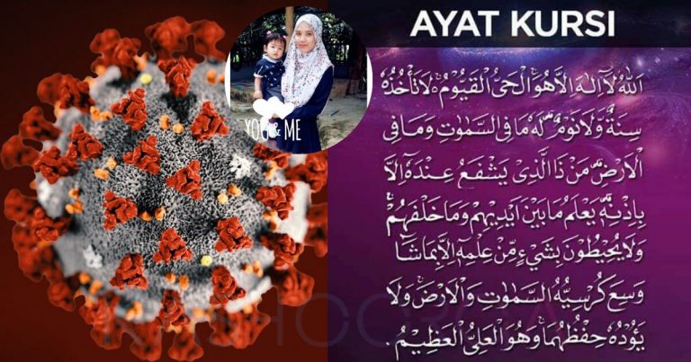 Lepas 14 Hari Kuarantin, Wanita Ini Bebas Jangkitan COVID-19. Solat, Berwuduk & Baca Ayat Kursi Antara Amalan Dilakukan!