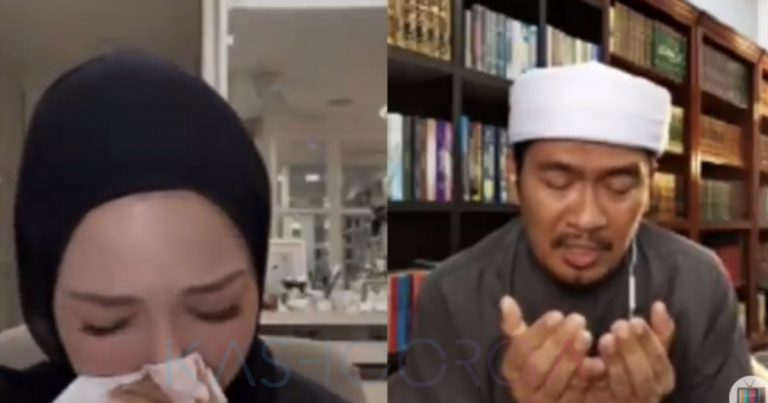 “Ya Allah Ampunkan Dosa Kami Terhadap Kedua Ibu Bapa Kami..” – Neelofa Sebak Kala Doa Dibacakan Ustaz Ahmad Dusuki Di IG Live