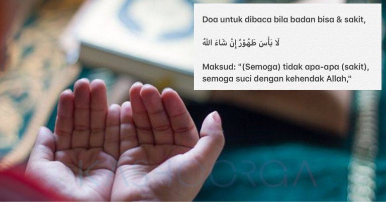 Badan Rasa Bisa, Sakit, Ini Doanya Dibaca Perlahan-Lahan Sambil Tepuk Bahagian Sakit 3 Kali