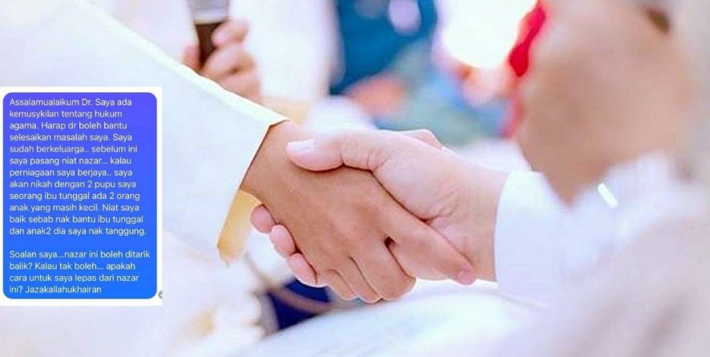 Perlu Ke Tunaikan Nazar Begini Ketua Penolong Mufti Wilayah Ulas Isu Nazar Poligami Kashoorga