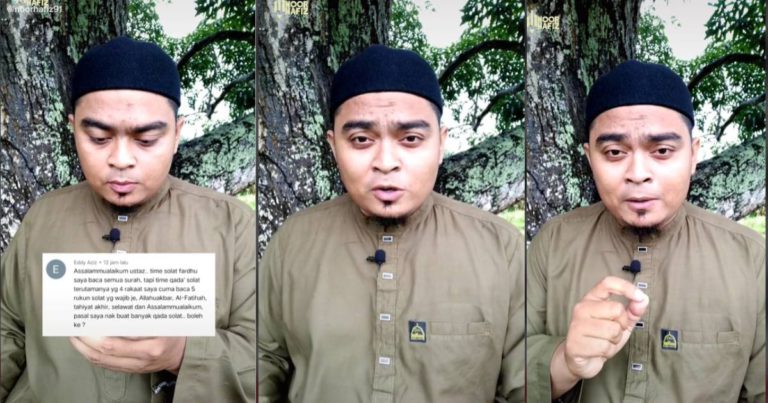 ‘Nak Buat Solat Qada Banyak-Banyak.’ Tak Mampu Baca Semua Surah, Ini Cara Ringkas Ganti Sembahyang