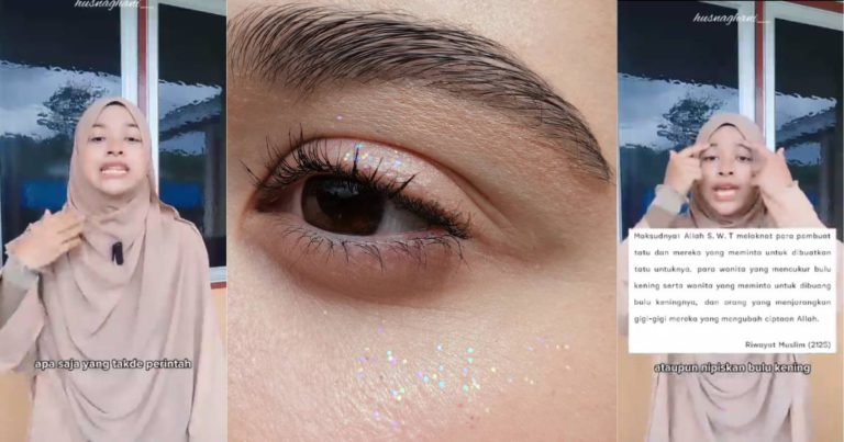 ‘Nak Cantik Untuk Suami.’ Wanita Kena Tahu Hukum Mencukur, Mencabut Bulu Kening Sebelum Penuhi Permintaan Pasangan