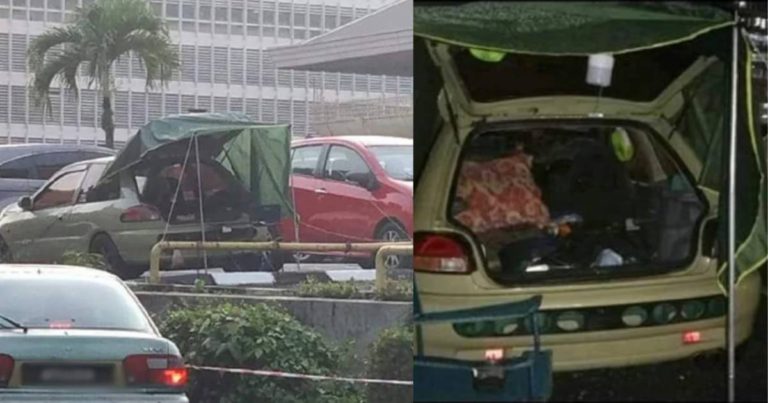 ‘Kasih Bapa Sepanjang Masa.’ Ayah Ini Sanggup Berumah Dalam Kereta Demi Anak Tercinta