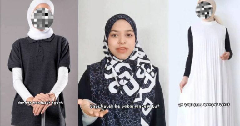 ‘Kena Tutup Bukan Balut.’ Trend Baju Lengan Pendek Pakai Handsock, Kalau Ketat Tetap Dikira Nampak Aurat