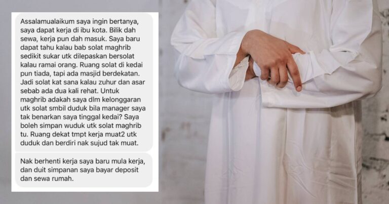 ‘Orang Betul-Betul Jaga Solat, Allah Uji Dengan Bos & Tempat Kerja.’ Jika Tiada Pilihan, Boleh Buat Solat Jamak Tamam