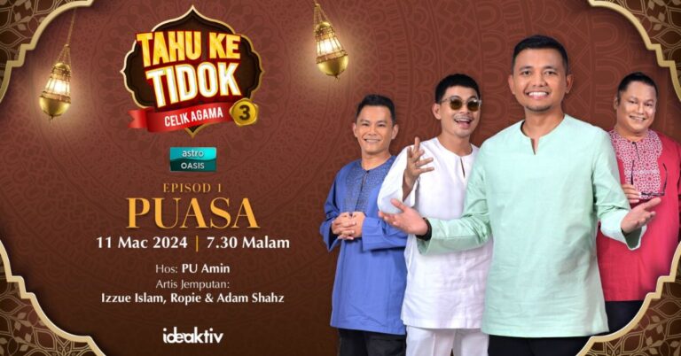 Tahu Ke Tidok, Game Show Santai Uji Pengetahuan Ilmu Fardu Ain Selebriti