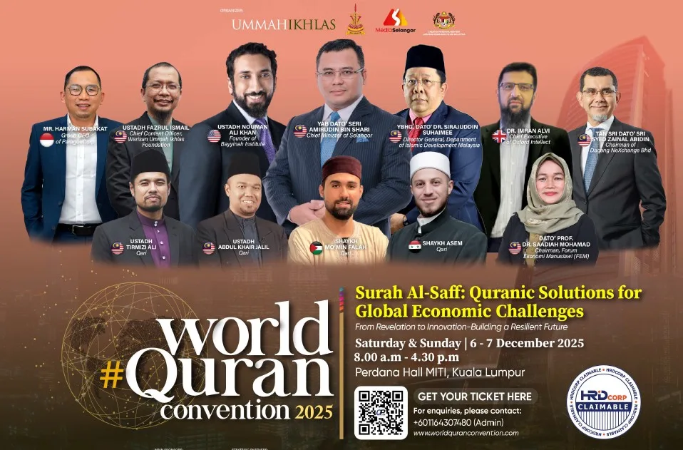 World #Quran Convention 2025 Seru Transformasi Ekonomi Berlandaskan Surah Al-Saff 2 World #Quran Convention 2025 Seru Transformasi Ekonomi Berlandaskan Surah Al-Saff