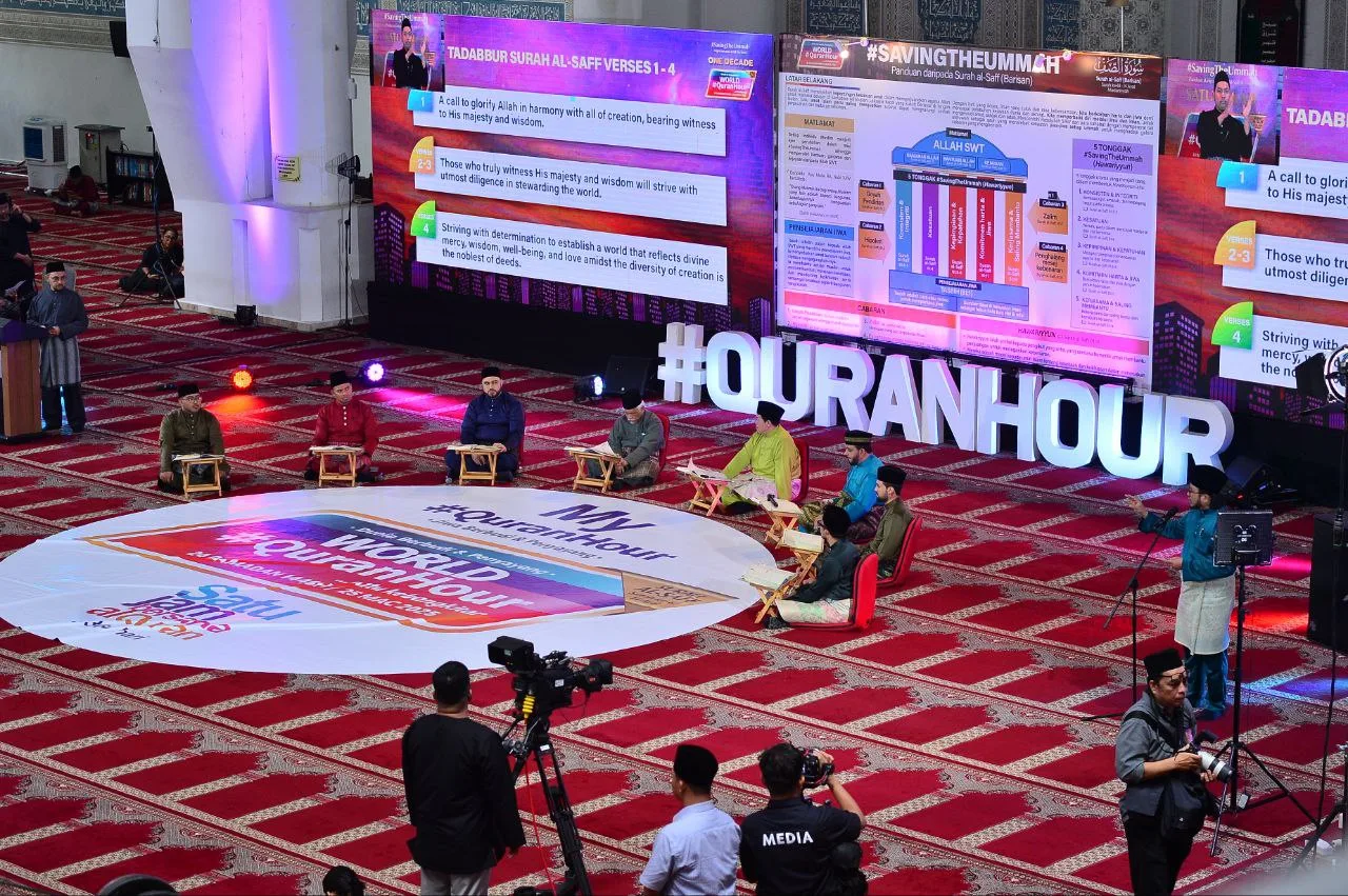 World #QuranHour 2026 Seru Umat Islam Kembali Jadikan Al-Quran Sebagai Panduan Hidup