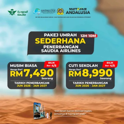 Impian Ke Baitullah Jadi Kenyataan Bersama Andalusia Travel & Tours, Teman Perjalanan Rohani Yang Dipercayai