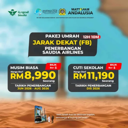 Impian Ke Baitullah Jadi Kenyataan Bersama Andalusia Travel & Tours, Teman Perjalanan Rohani Yang Dipercayai