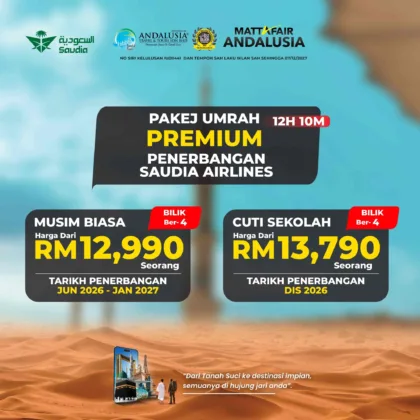 Impian Ke Baitullah Jadi Kenyataan Bersama Andalusia Travel & Tours, Teman Perjalanan Rohani Yang Dipercayai