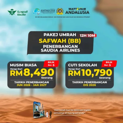 Impian Ke Baitullah Jadi Kenyataan Bersama Andalusia Travel & Tours, Teman Perjalanan Rohani Yang Dipercayai