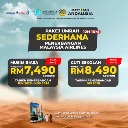 Impian Ke Baitullah Jadi Kenyataan Bersama Andalusia Travel & Tours, Teman Perjalanan Rohani Yang Dipercayai