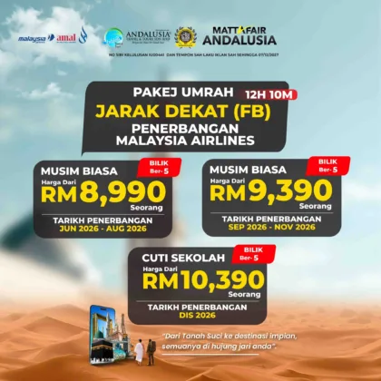 Impian Ke Baitullah Jadi Kenyataan Bersama Andalusia Travel & Tours, Teman Perjalanan Rohani Yang Dipercayai