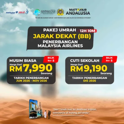 Impian Ke Baitullah Jadi Kenyataan Bersama Andalusia Travel & Tours, Teman Perjalanan Rohani Yang Dipercayai