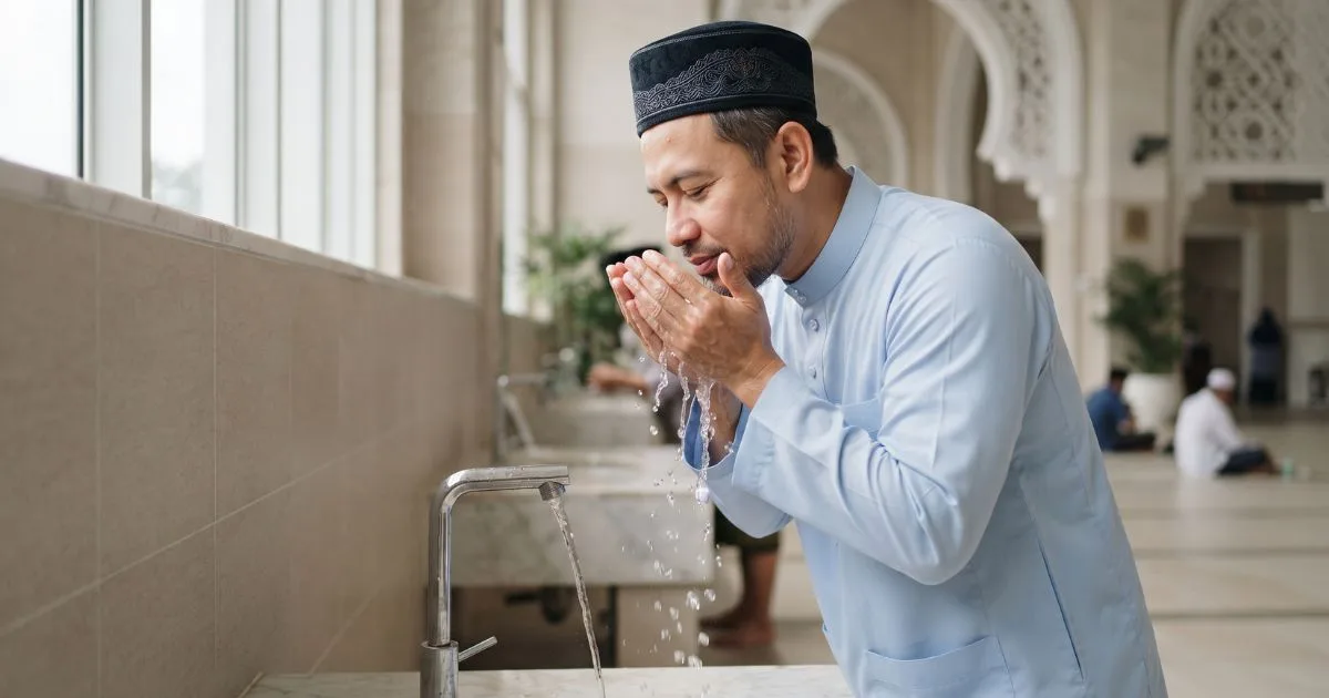 Jangan Keliru Rukun & Sunat Wuduk, Tidak Mengapa Jika Terlupa Basuh Telinga