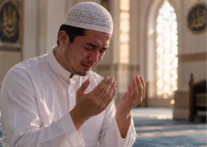 menangis ketika solat