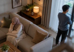 suami isteri bergaduh