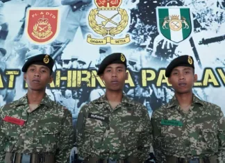 Rezeki Tak Pernah Salah Alamat! Selepas 8 Kali Gagal, Kembar Tiga Kini Bergelar Tentera Kembar Tiga